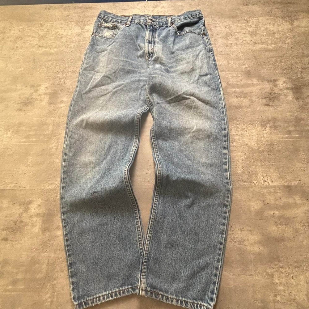 Levi's 534 Jeans 32x30 Light Wash Blue Vintage 90s Faded Denim